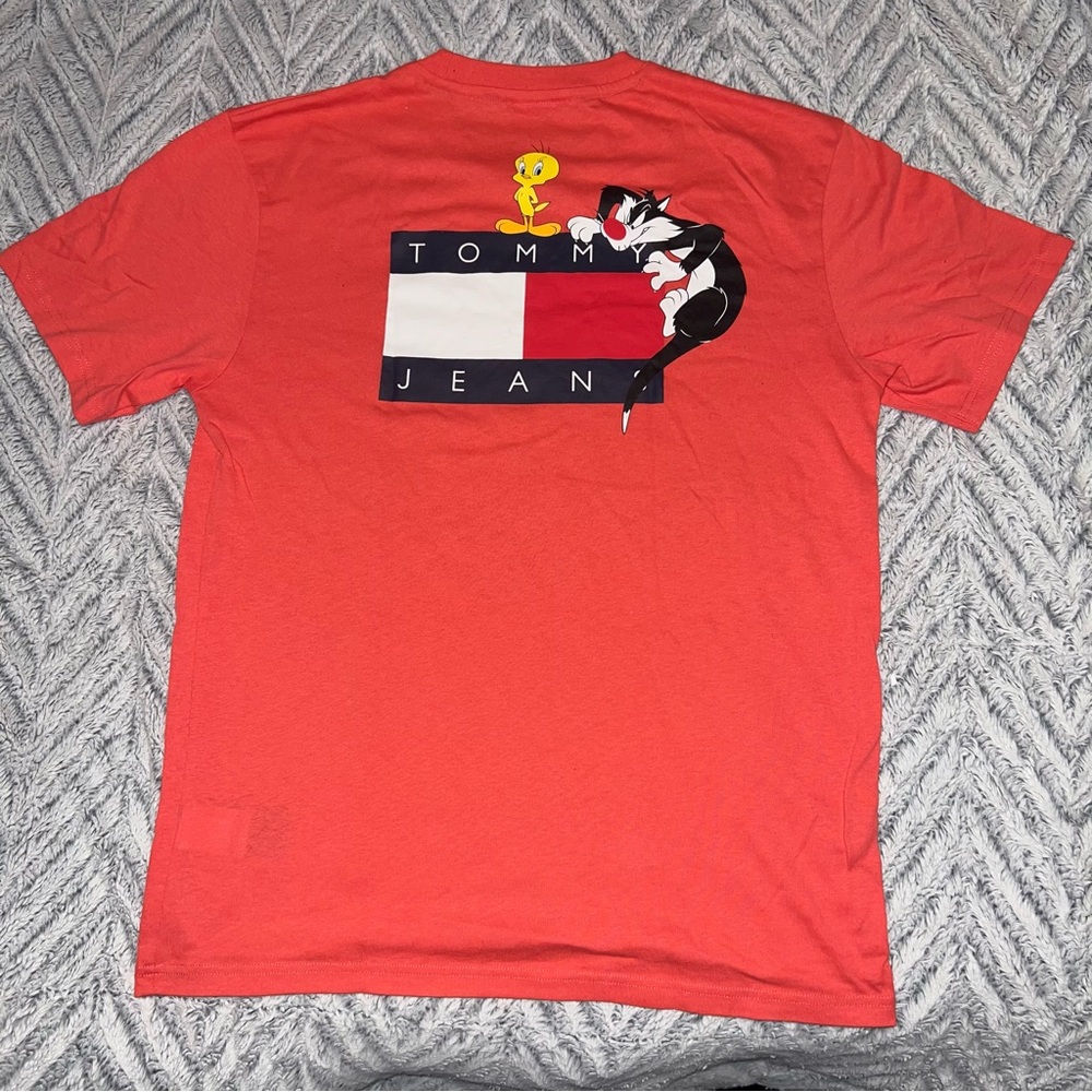 NEW Tommy Jeans x Looney Tunes x Warner Bros Tee T Shirt Big Logo